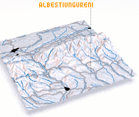 3d view of Albeşti-Ungureni