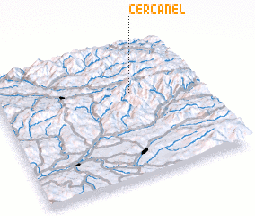 3d view of Cercănel