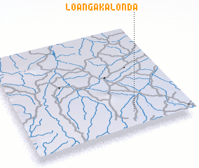 3d view of Loanga-Kalonda