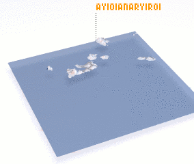 3d view of Áyioi Anáryiroi