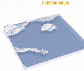 3d view of Chrysoúpolis