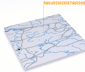 3d view of Naujosios Kietaviškės