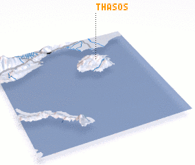 3d view of Thásos