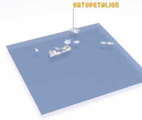 3d view of Káto Petálion