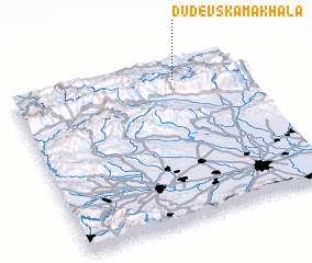 3d view of Dudevska Makhala