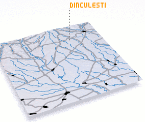 3d view of Dinculeşti