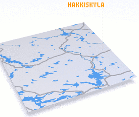 3d view of Hakkiskylä