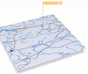 3d view of Kaugonys