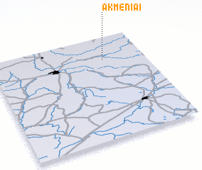 3d view of Akmeniai