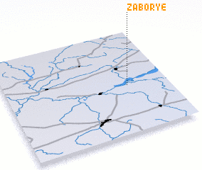 3d view of Zaborʼye