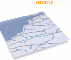 3d view of Keskikylä