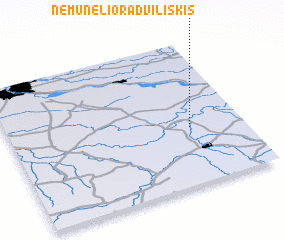 3d view of Nemunėlio Radviliškis