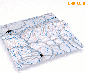 3d view of Bădiceni