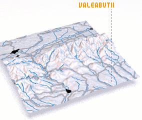 3d view of Valea Buţii