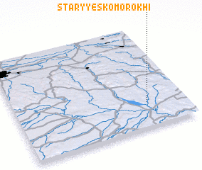 3d view of Staryye Skomorokhi