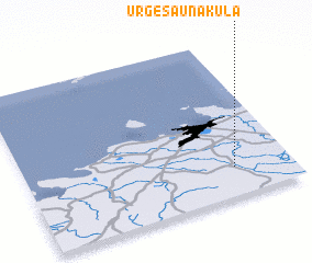 3d view of Urge-Saunaküla