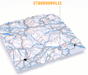 3d view of Stavroúpolis