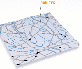 3d view of Bădicea