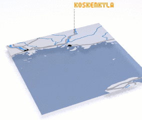 3d view of Koskenkylä