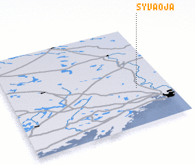 3d view of Syväoja