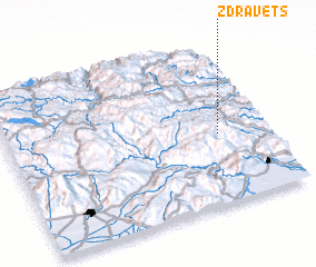 3d view of Zdravets