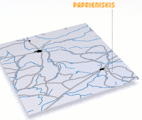 3d view of Paprieniškis