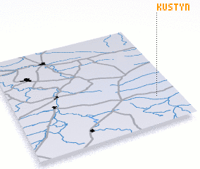 3d view of Kustynʼ