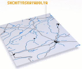 3d view of Shchitynskaya Volya