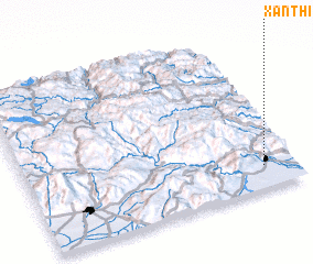 3d view of Xánthi