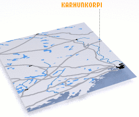 3d view of Karhunkorpi