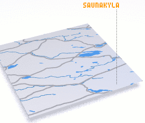 3d view of Saunakylä