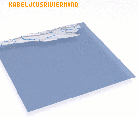 3d view of Kabeljousriviermond