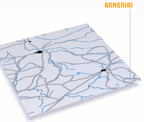 3d view of Akmeniai