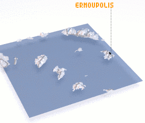 3d view of Ermoúpolis