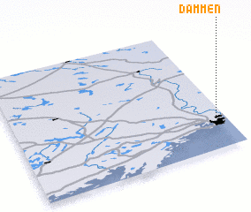 3d view of Dammen