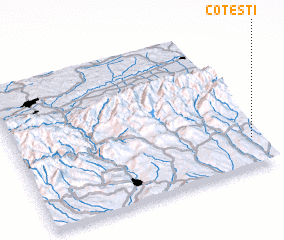 3d view of Coteşti