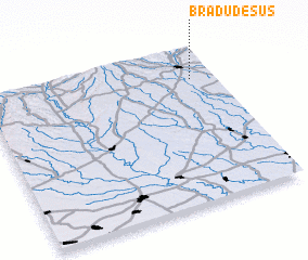 3d view of Bradu de Sus