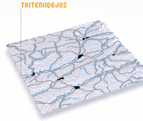 3d view of Tritenii de Jos