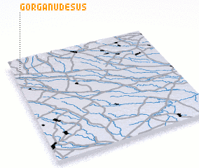 3d view of Gorganu de Sus