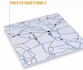 3d view of Trosʼtsyanets Maly