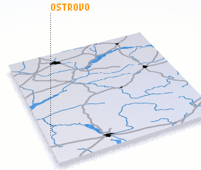 3d view of Ostrovo