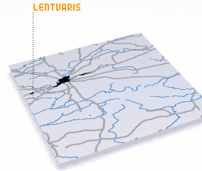 3d view of Lentvaris