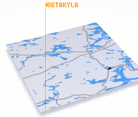 3d view of Hietakylä