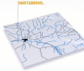 3d view of Saint Gabriel