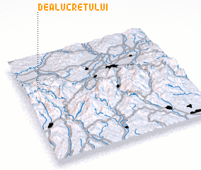 3d view of Dealu Creţului