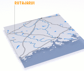 3d view of Rutajärvi