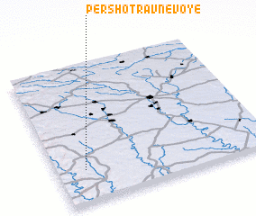 3d view of Pershotravnevoye