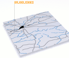 3d view of Vilkeliškės