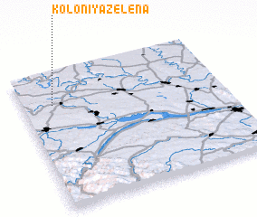 3d view of Koloniya Zelëna