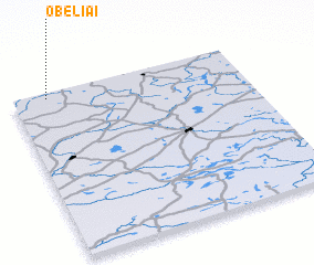 3d view of Obeliai